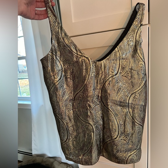 J. CREW metallic blouse - Picture 5 of 7